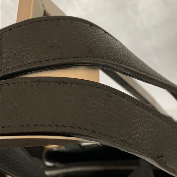 Celine small tri fold black leather hand bag ties - Picture 6 of 11